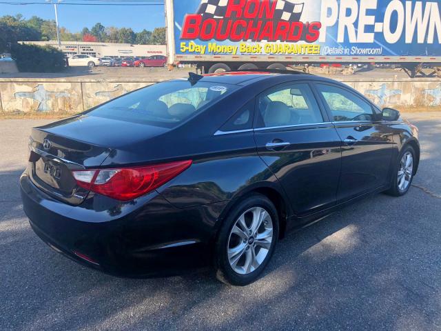 5NPEC4AC9DH620707 - 2013 HYUNDAI SONATA SE BLACK photo 4