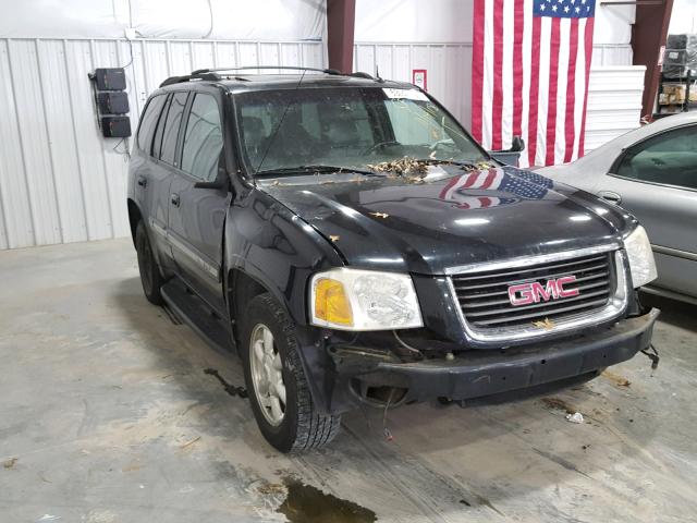 1GKDT13S942347109 - 2004 GMC ENVOY BLACK photo 1