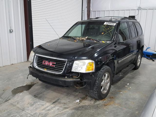 1GKDT13S942347109 - 2004 GMC ENVOY BLACK photo 2