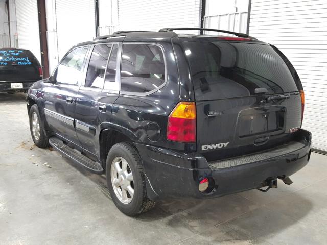 1GKDT13S942347109 - 2004 GMC ENVOY BLACK photo 3