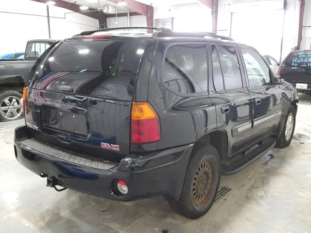 1GKDT13S942347109 - 2004 GMC ENVOY BLACK photo 4