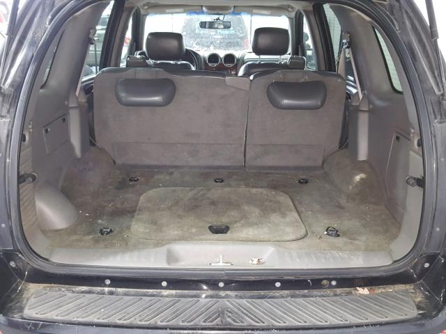 1GKDT13S942347109 - 2004 GMC ENVOY BLACK photo 9