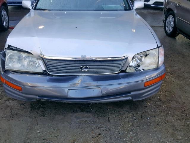 JT8BH28F4W0128772 - 1998 LEXUS LS 400 GRAY photo 9