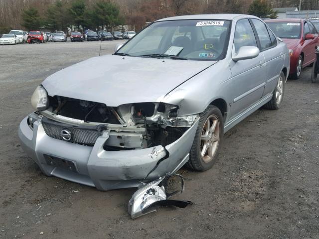 3N1AB51D13L716817 - 2003 NISSAN SENTRA SE- SILVER photo 2