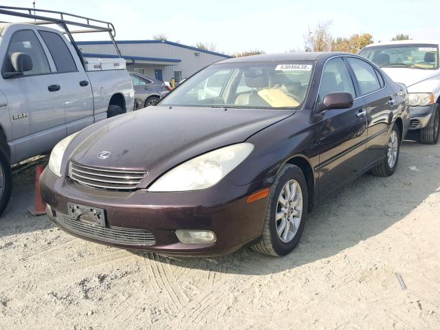 JTHBF30G025033249 - 2002 LEXUS ES 300 PURPLE photo 2