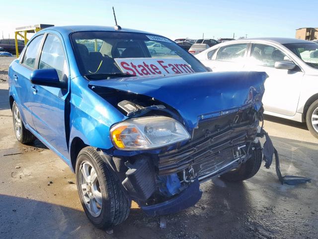 KL1TD5DE7BB132577 - 2011 CHEVROLET AVEO LS BLUE photo 1