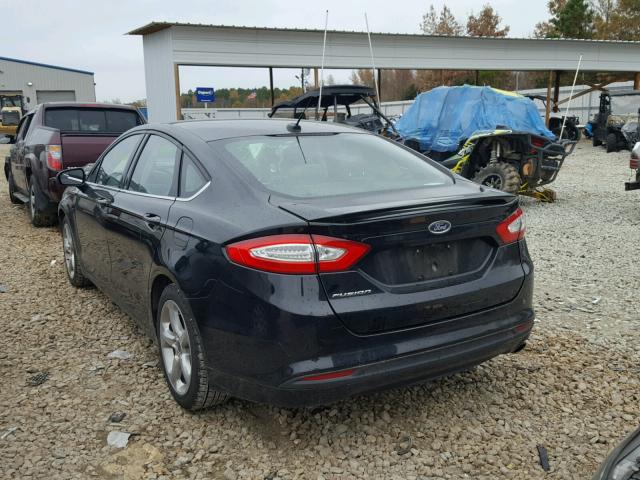 3FA6P0G76GR297512 - 2016 FORD FUSION S BLACK photo 3