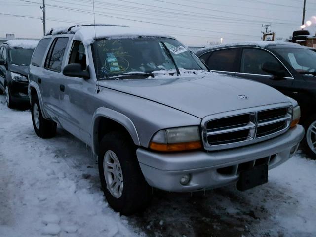 1B4HS48N82F212551 - 2002 DODGE DURANGO SL SILVER photo 1