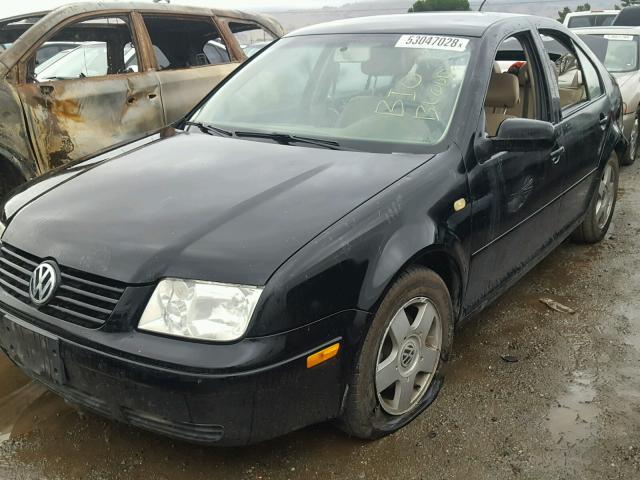 3VWSA29M6YM050673 - 2000 VOLKSWAGEN JETTA GLS BLACK photo 2