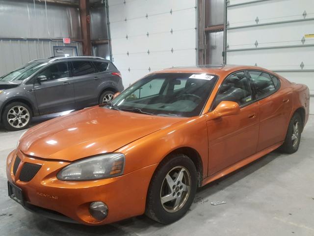 2G2WS522841171013 - 2004 PONTIAC GRAND PRIX ORANGE photo 2