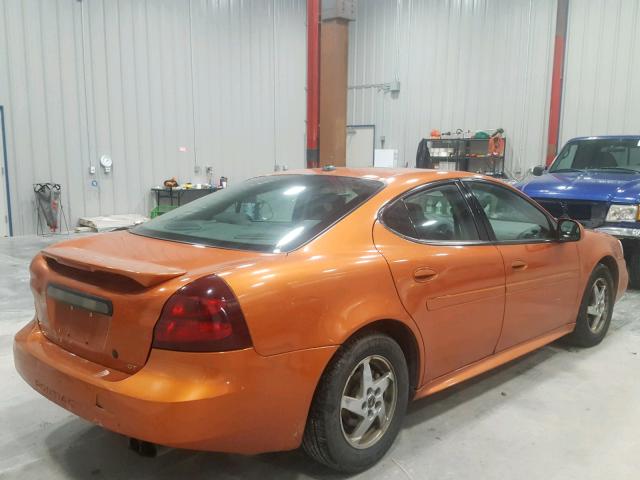 2G2WS522841171013 - 2004 PONTIAC GRAND PRIX ORANGE photo 4