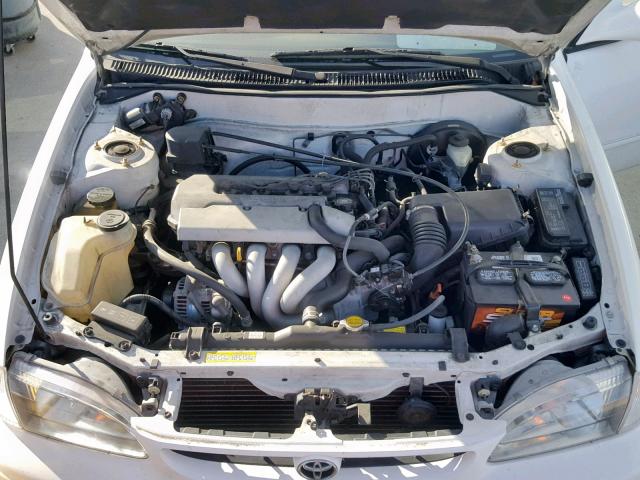 1NXBR18E1WZ094732 - 1998 TOYOTA COROLLA VE WHITE photo 7