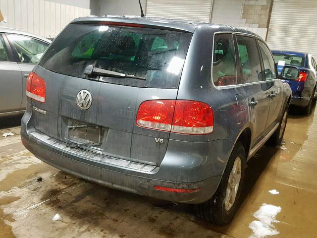 WVGZG77L36D004987 - 2006 VOLKSWAGEN TOUAREG 3. BLUE photo 4