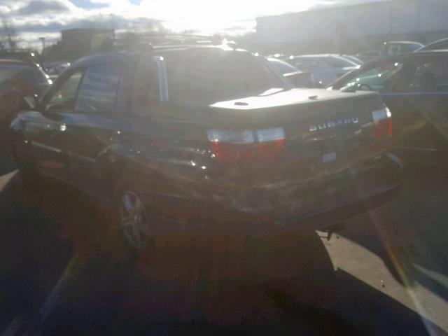 4S4BT62C566105838 - 2006 SUBARU BAJA SPORT BLACK photo 3