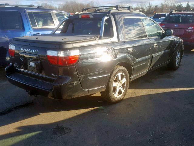 4S4BT62C566105838 - 2006 SUBARU BAJA SPORT BLACK photo 4