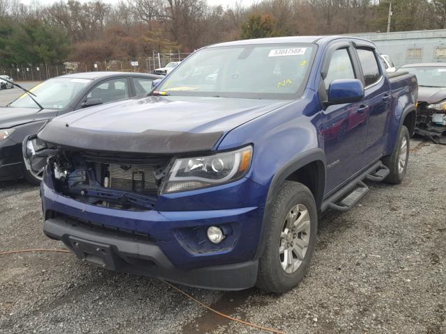 1GCGTCE32G1149623 - 2016 CHEVROLET COLORADO L BLUE photo 2