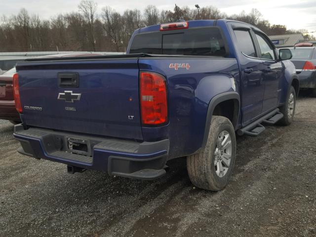 1GCGTCE32G1149623 - 2016 CHEVROLET COLORADO L BLUE photo 4