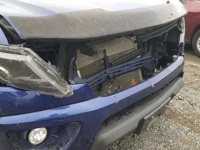 1GCGTCE32G1149623 - 2016 CHEVROLET COLORADO L BLUE photo 9