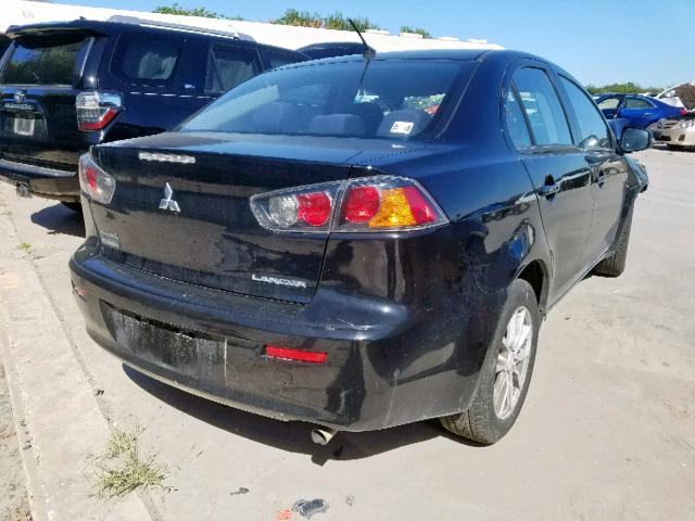 JA32U2FU6FU014049 - 2015 MITSUBISHI LANCER ES BLACK photo 4