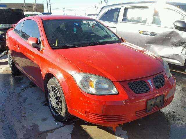 1G2AS18H697102572 - 2009 PONTIAC G5 RED photo 1