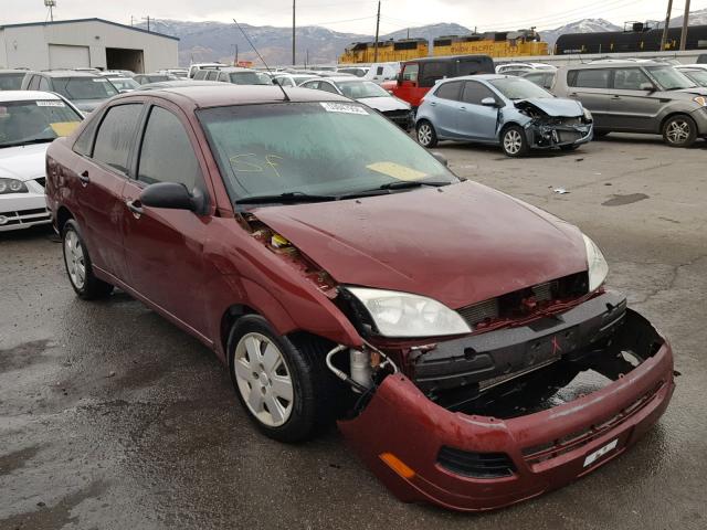 1FAFP34N37W355691 - 2007 FORD FOCUS ZX4 BURGUNDY photo 1