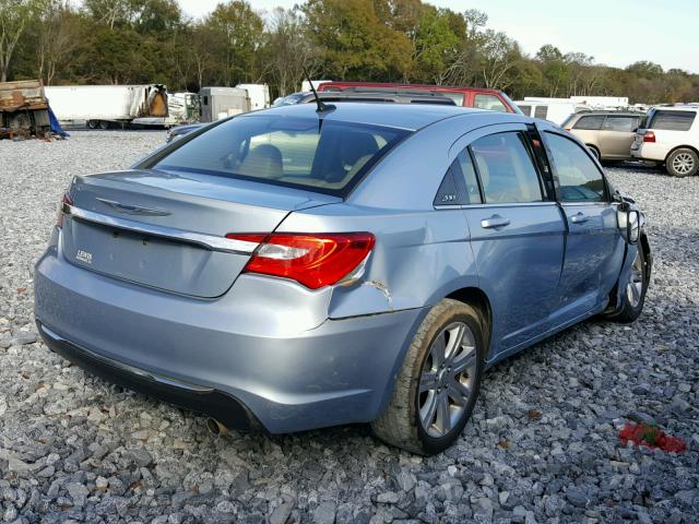 1C3CCBBB2DN545757 - 2013 CHRYSLER 200 TOURIN BLUE photo 4