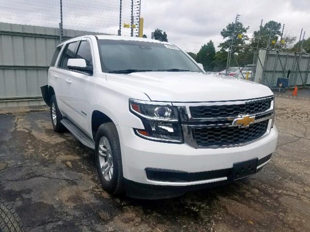 1GNSCBKC1FR120419 - 2015 CHEVROLET TAHOE C150 WHITE photo 1