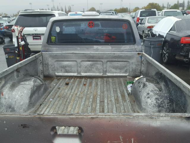 4TARN81P2PZ141883 - 1993 TOYOTA PICKUP 1/2 GRAY photo 6