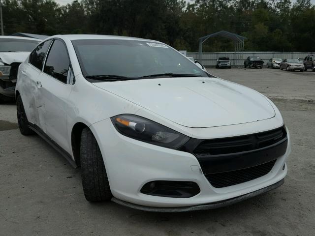 1C3CDFBA8DD106922 - 2013 DODGE DART SXT WHITE photo 1