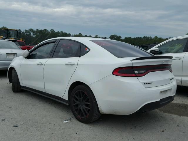 1C3CDFBA8DD106922 - 2013 DODGE DART SXT WHITE photo 3