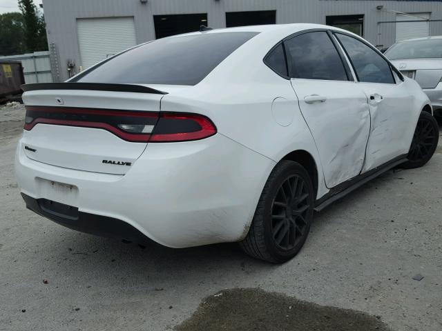 1C3CDFBA8DD106922 - 2013 DODGE DART SXT WHITE photo 4