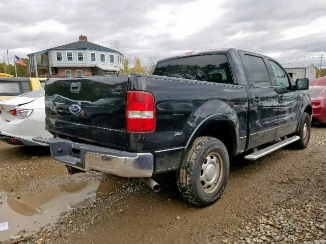 1FTPW14554FA34737 - 2004 FORD F150 SUPER BLACK photo 4