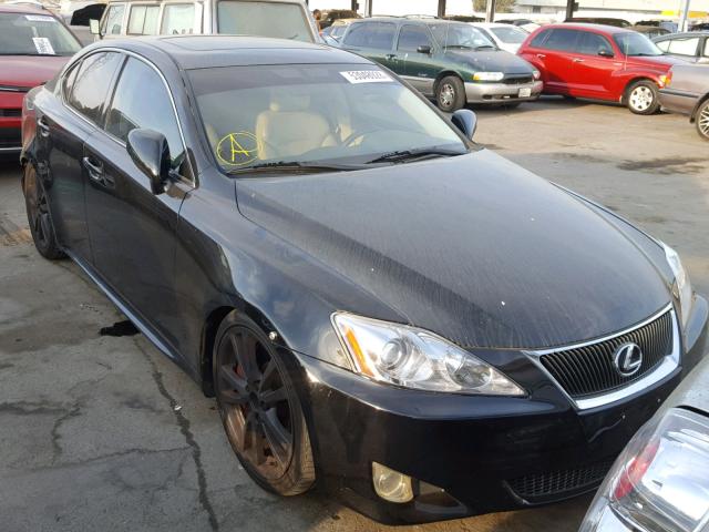 JTHBE262672009748 - 2007 LEXUS IS 350 BLACK photo 1