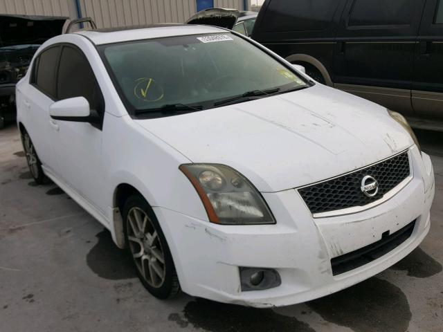 3N1CB61E67L695847 - 2007 NISSAN SENTRA SE- WHITE photo 1