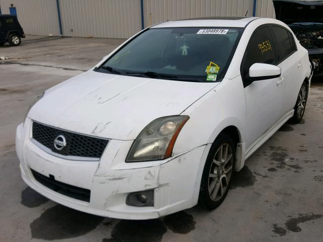 3N1CB61E67L695847 - 2007 NISSAN SENTRA SE- WHITE photo 2