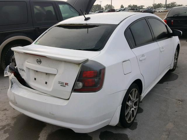 3N1CB61E67L695847 - 2007 NISSAN SENTRA SE- WHITE photo 4