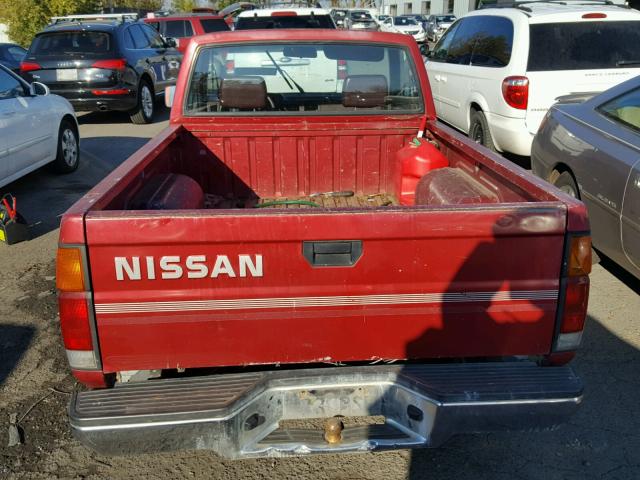 1N6SD11S3LC404252 - 1990 NISSAN D21 SHORT MAROON photo 6