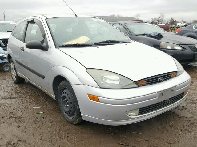 3FAFP31Z74R127361 - 2004 FORD FOCUS ZX3 SILVER photo 1