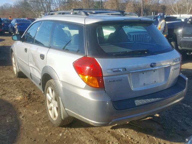 4S4BP61C567342958 - 2006 SUBARU LEGACY OUT SILVER photo 3