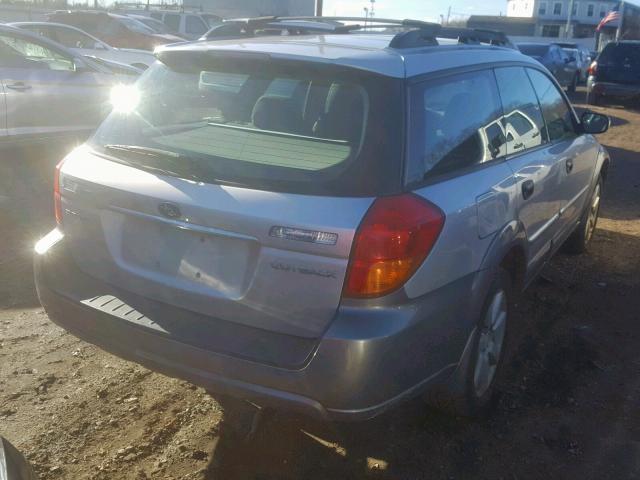 4S4BP61C567342958 - 2006 SUBARU LEGACY OUT SILVER photo 4