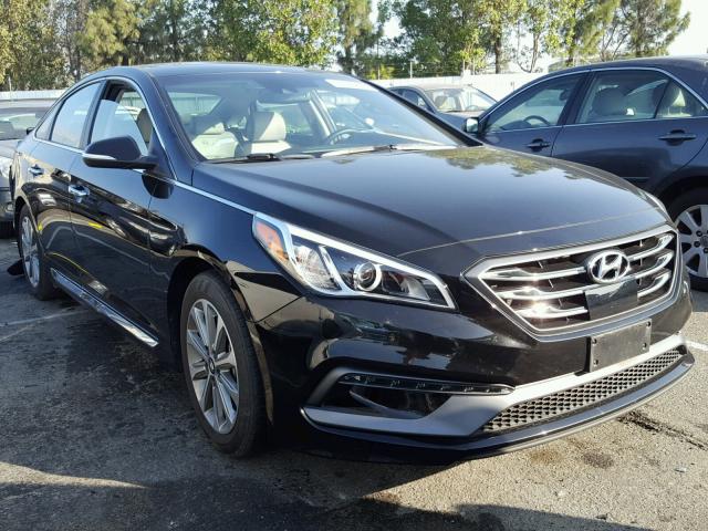 5NPE34AF1HH585869 - 2017 HYUNDAI SONATA SPO BLACK photo 1