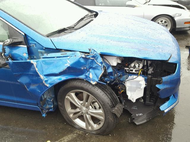 5NPE34AF4JH671943 - 2018 HYUNDAI SONATA SPO BLUE photo 9