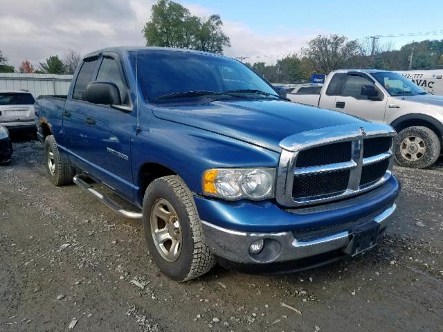 1D7HA18NX3S347775 - 2003 DODGE RAM 1500 S BLUE photo 1