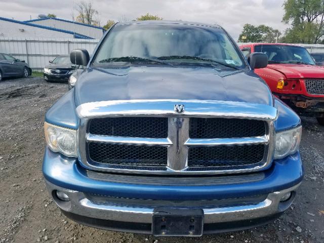 1D7HA18NX3S347775 - 2003 DODGE RAM 1500 S BLUE photo 9