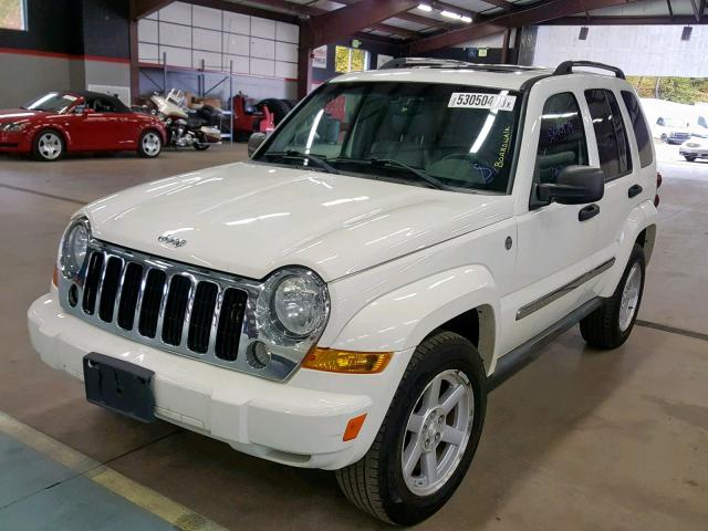 1J4GL58K47W708195 - 2007 JEEP LIBERTY LI WHITE photo 2