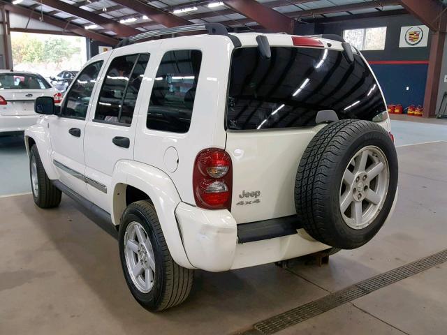 1J4GL58K47W708195 - 2007 JEEP LIBERTY LI WHITE photo 3