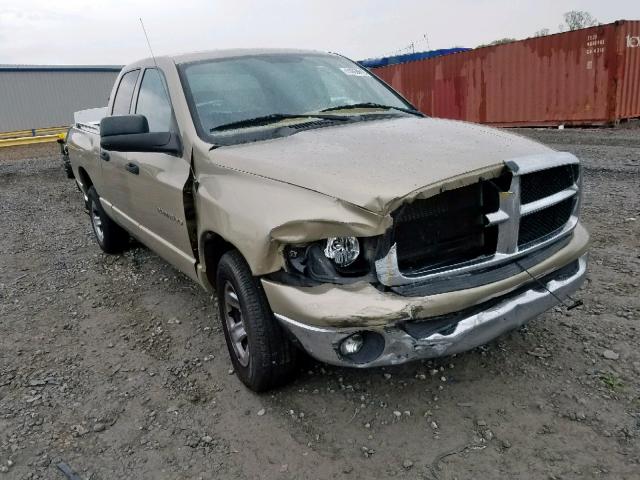 1D7HA18N03S324344 - 2003 DODGE RAM 1500 S BEIGE photo 1