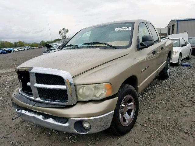 1D7HA18N03S324344 - 2003 DODGE RAM 1500 S BEIGE photo 2