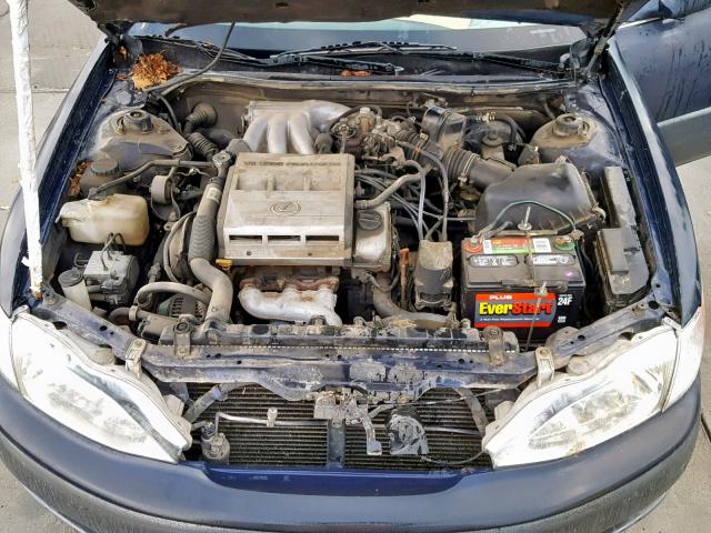 JT8BF22GXV0075887 - 1997 LEXUS ES 300 BLUE photo 7