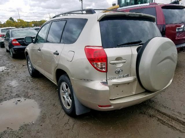 JTMBD33V675116452 - 2007 TOYOTA RAV4 TAN photo 3